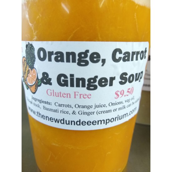 Orange Carrot and Ginger Soup Orange Carrot and Ginger Soup