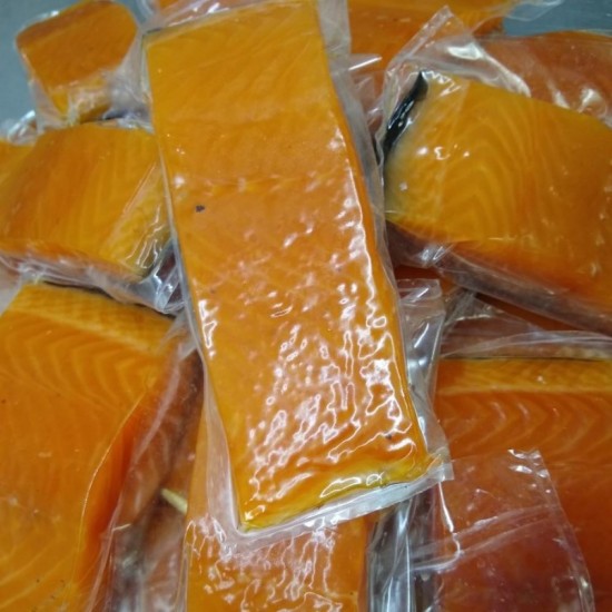 Cold smoked salmon portions Cold smoked salmon portions